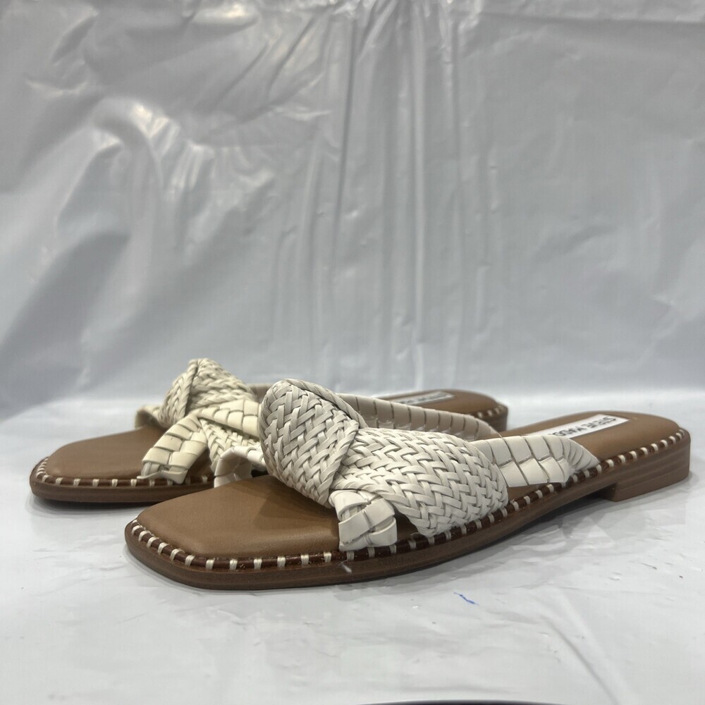 Steve Madden Sandal White Women’s Size 6 EBS1562